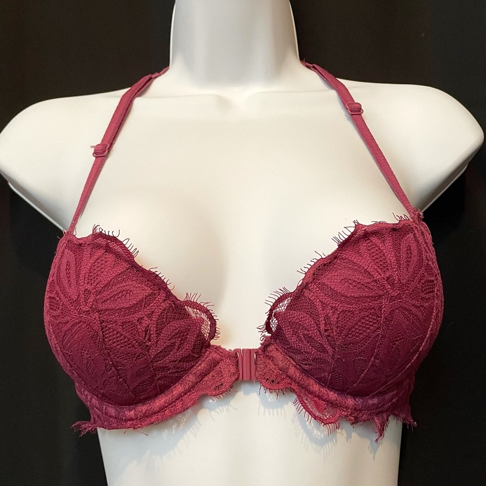 PINK Racerback Front Clasp Bra (32B)